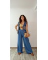 Pantalón denim fluido 
