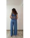 Pantalón denim fluido 