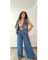 Pantalón denim fluido 