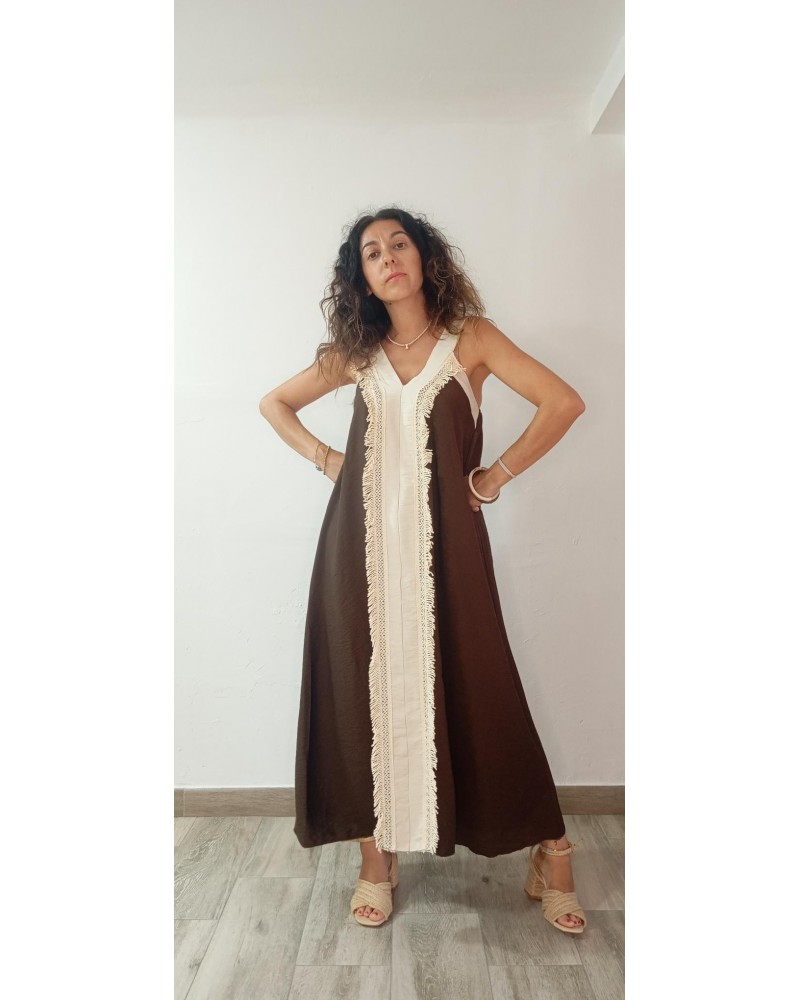 Vestido Flecos