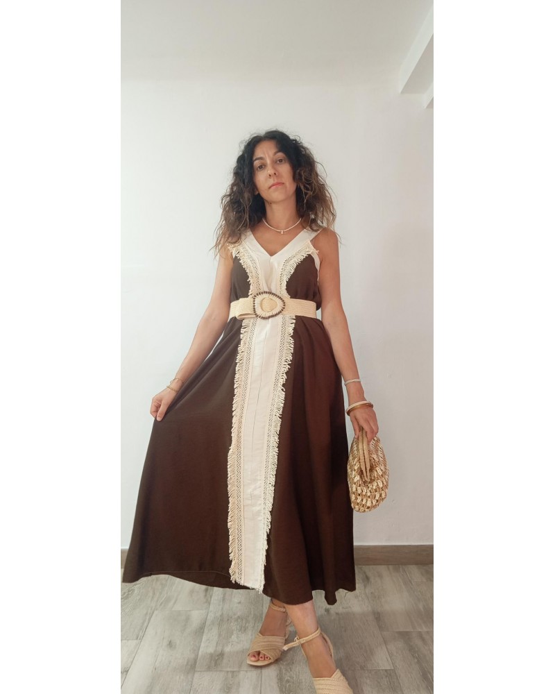 Vestido Flecos
