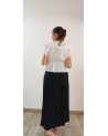 Top volantes blanco