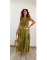 Falda Volantes 
