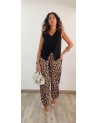 Pantalón Satén Animal Print