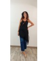 Vestido lencero negro